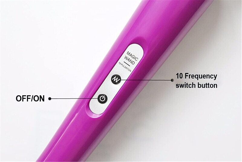 10 Speed Magic Wand Massager AV Vibrator Clit Stimulation