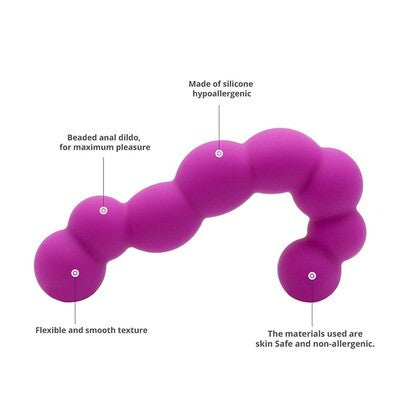 Anal Pleasure Flexible Silicone Bubbly Beads
