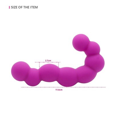 Anal Pleasure Flexible Silicone Bubbly Beads