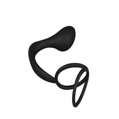 Dual Cock Ring With Prostate Stimulator
