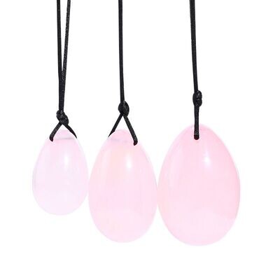 Yoni Eggs Set Rose Quartz