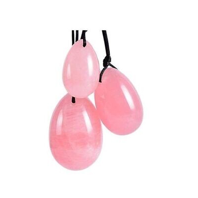 Yoni Eggs Set Rose Quartz