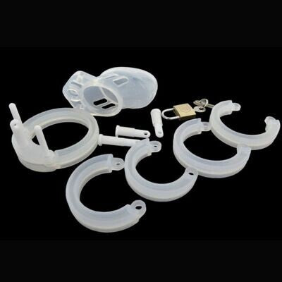 Silicone Short Sissy Male Chastity Device