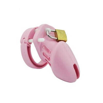 Silicone Short Sissy Male Chastity Device