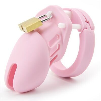 Silicone Short Sissy Male Chastity Device