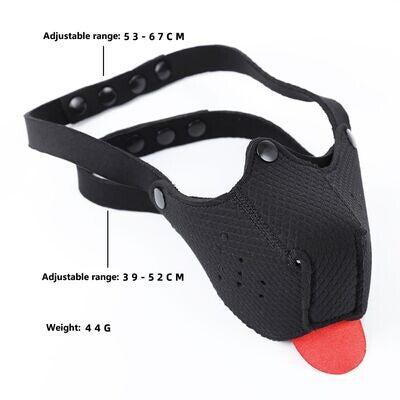 Panting Pup Neoprene Face Mask - Puppy Headgear