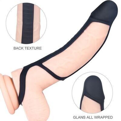 Ace Silicone Penis Extension Delay Sleeve