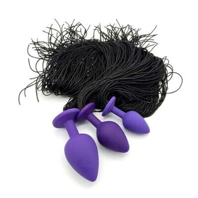 Horsetail Silicone Anal Plug Rubber Tail