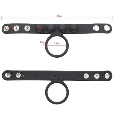 Boner Silicone Cock Ring & Ball Strap