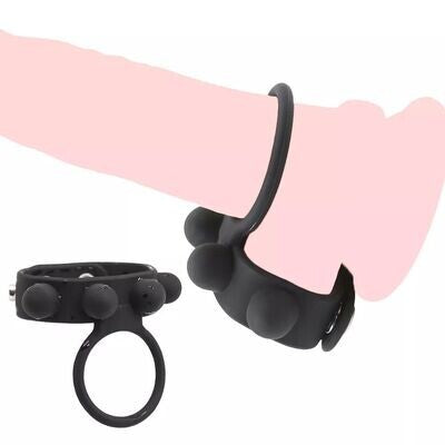 Boner Silicone Cock Ring & Ball Strap