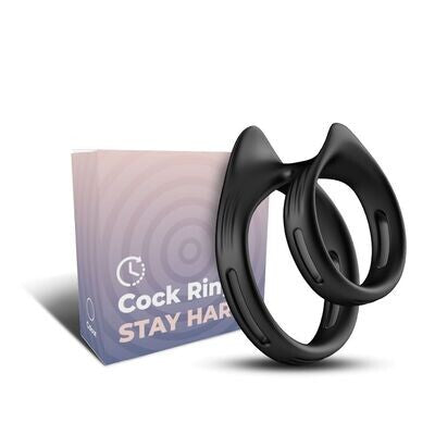 Silicone Dual Penis Ring Erection Enhancing