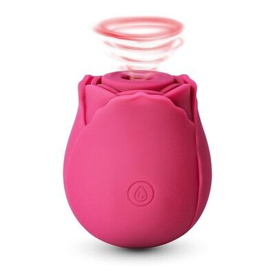 Silicone Clitoral Sucking Rose Vibrator