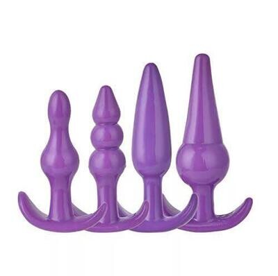 Anal Butt Plug Set - 4pcs