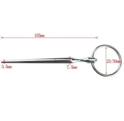 EStim Electric Shock Penis Ring Plug Urethral Sound
