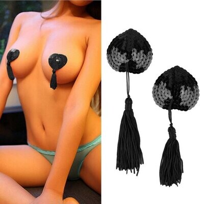Sequins Tassel Nipple Covers