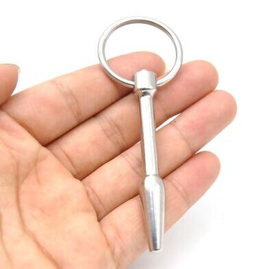 EStim Electric Shock Penis Ring Plug Urethral Sound