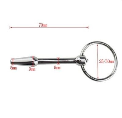 EStim Electric Shock Penis Ring Plug Urethral Sound