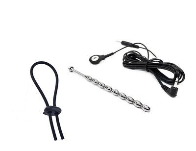 Electro Shock Urethral Penis Sound & Ring Combo