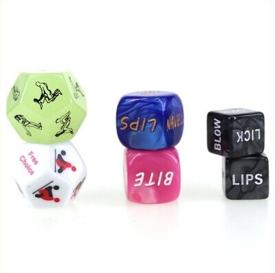 Erotic Games Sex Dice 6pcs Set