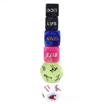 Erotic Games Sex Dice 6pcs Set
