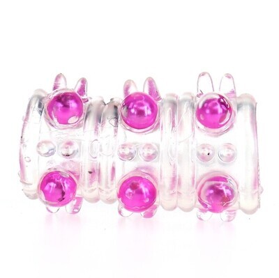 Sensations Beaded Cock Ring Penis Sleeve for Men