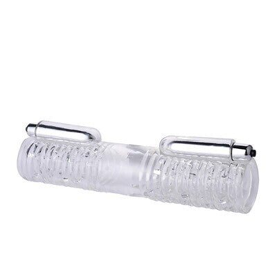 Head to Head Vibrating Masturbator Sleeve