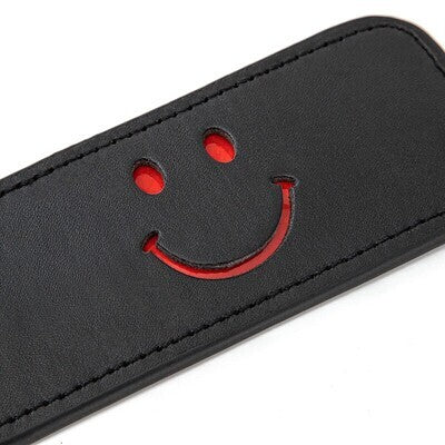 Smiley Face Fetish Paddle With Stitching