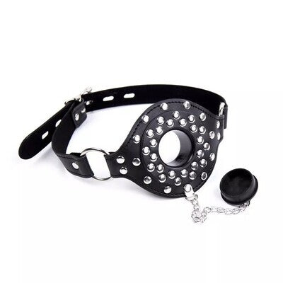 Studded Removable Plug Mouth Gag