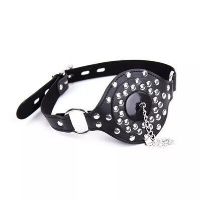 Studded Removable Plug Mouth Gag