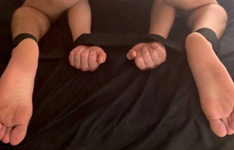 Fetish Bondage Harness Ankle & Wrist Cuffs