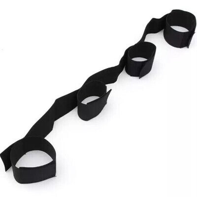 Fetish Bondage Harness Ankle & Wrist Cuffs