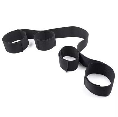 Fetish Bondage Harness Ankle & Wrist Cuffs