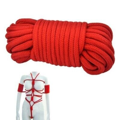 SM High Quality 10m Soft Cotton Bondage Rope