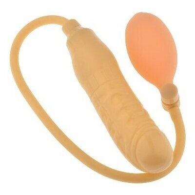 Inflatable Lifelike Penis Anal Plug Unisex Masturbation