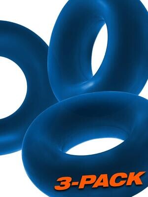 Oxballs Fat Willy Cock Rings - Space Blue
