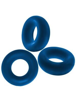 Oxballs Fat Willy Cock Rings - Space Blue
