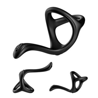 Girth Enhancing Teaser​ Tail Silicone Cock Ring