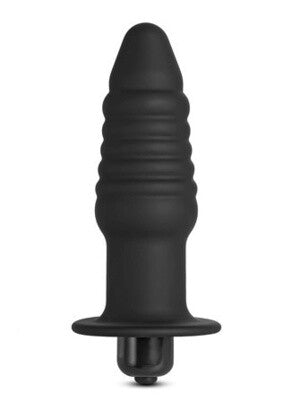 Vibrating Textured Cone Butt Plug