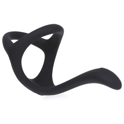 Girth Enhancing Teaser​ Tail Silicone Cock Ring