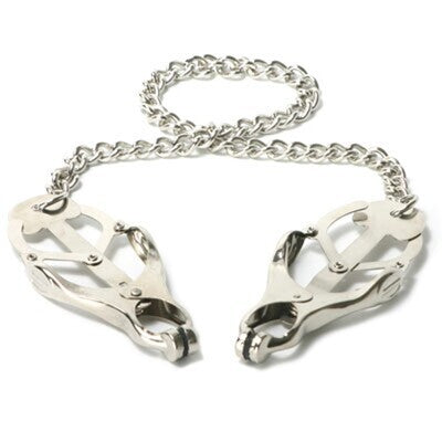 Butterfly Nipple Clamps with Chain