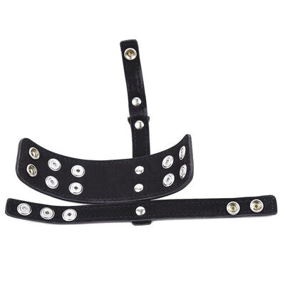 PU Leather Cock Strap and Ball Harness