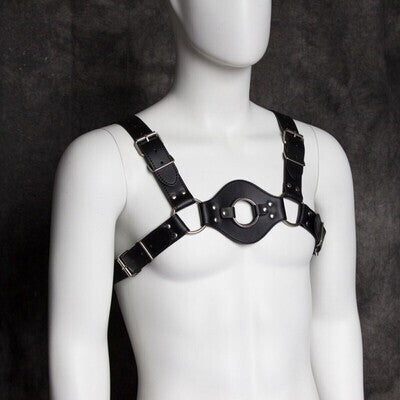 Fetish Play BDSM Chest Dildo Harness