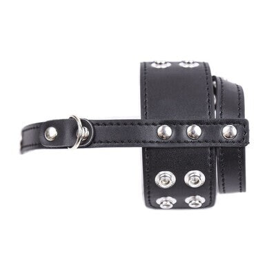 PU Leather Cock Strap and Ball Harness