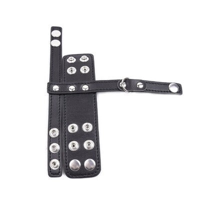 PU Leather Cock Strap and Ball Harness