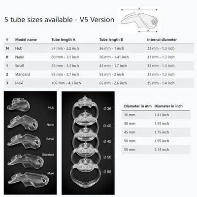 Male Chastity Cage Built In Lock HT-V5