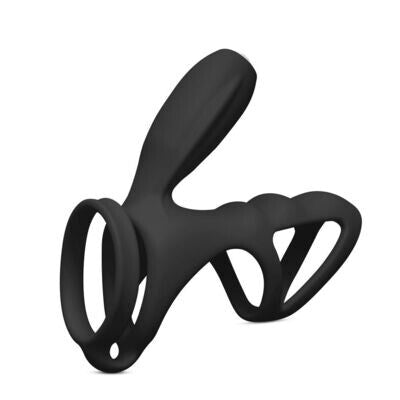 ​Erection Gripper Dual Cock & Balls Vibrating​ Penis Ring