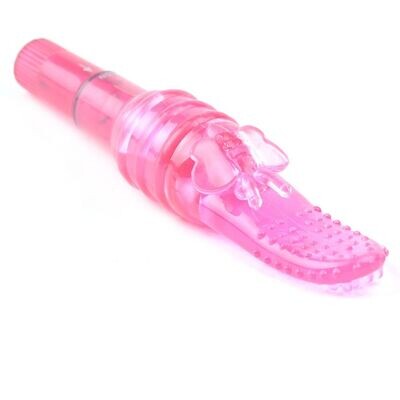 Textured Tongue Butterfly Vibrator