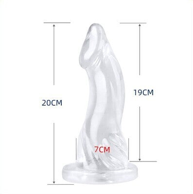 Transparent Animalistic Monster Dildo
