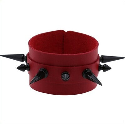Gothic BDSM Long Spikes Unisex Bracelet