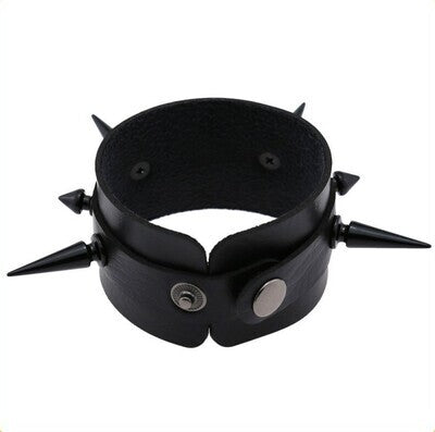 Gothic BDSM Long Spikes Unisex Bracelet